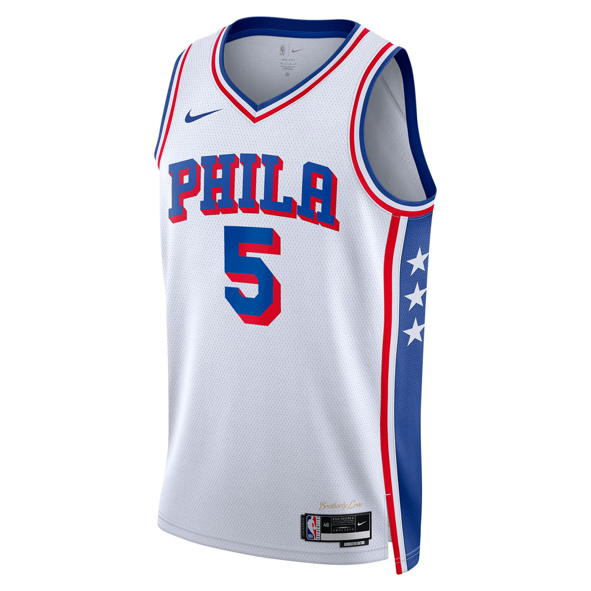 Philadelphia 76ers Quentin Grimes Nike Association Swingman Jersey - White - Unisex
