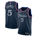 Philadelphia 76ers Quentin Grimes Nike 2025/26 City Swingman Jersey - Navy - Unisex