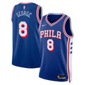Philadelphia 76ers Paul George Nike Icon Swingman Jersey - Royal - Unisex