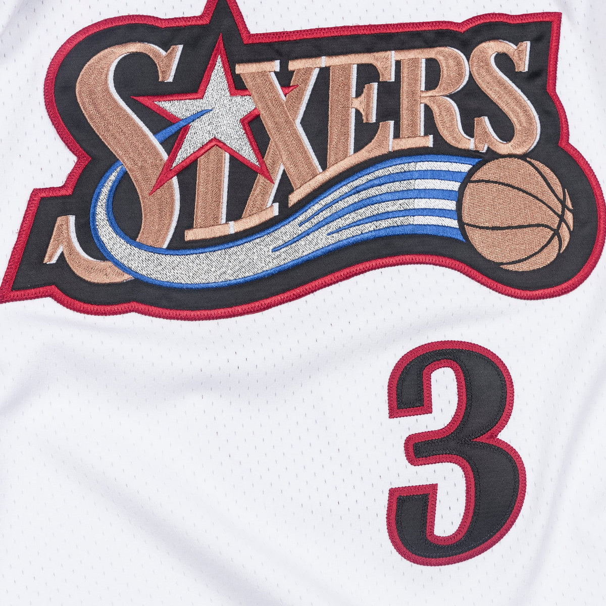 Philadelphia 76ers Allen Iverson Mitchell & Ness 1997 Authentic Jersey - White