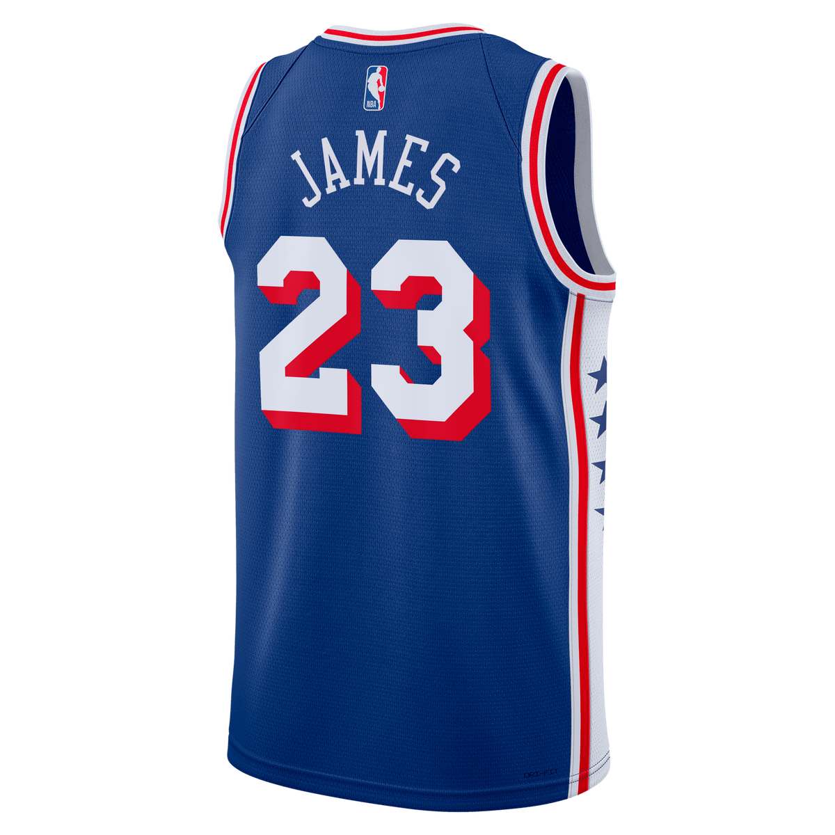 Philadelphia 76ers LeBron James Nike Icon Swingman Jersey - Royal - Youth
