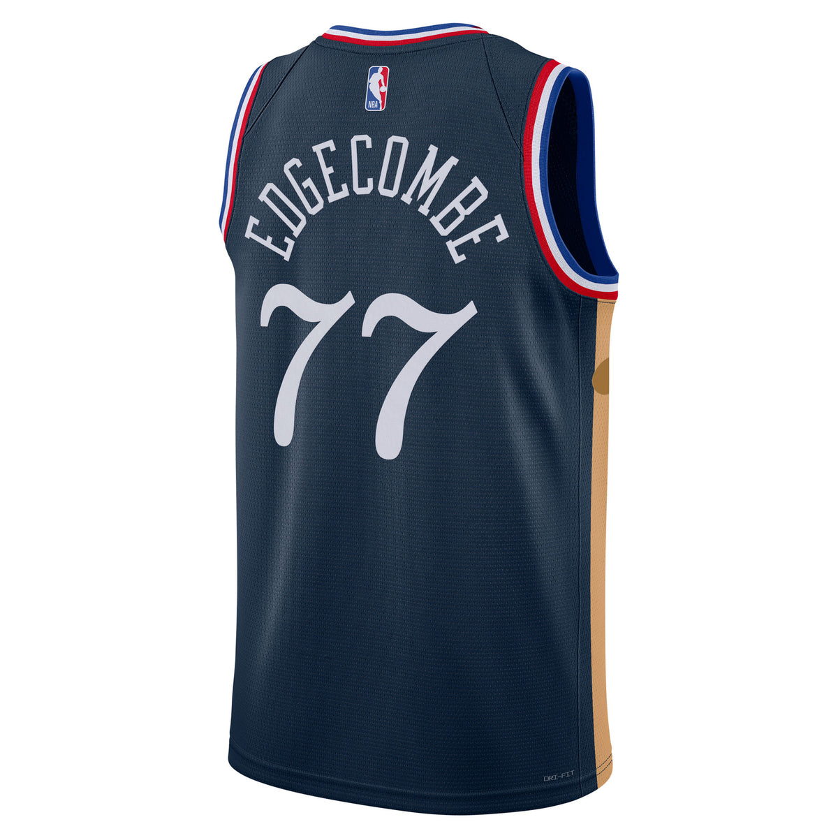 Philadelphia 76ers VJ Edgecombe Nike 2025/26 City Swingman Jersey - Navy - Unisex