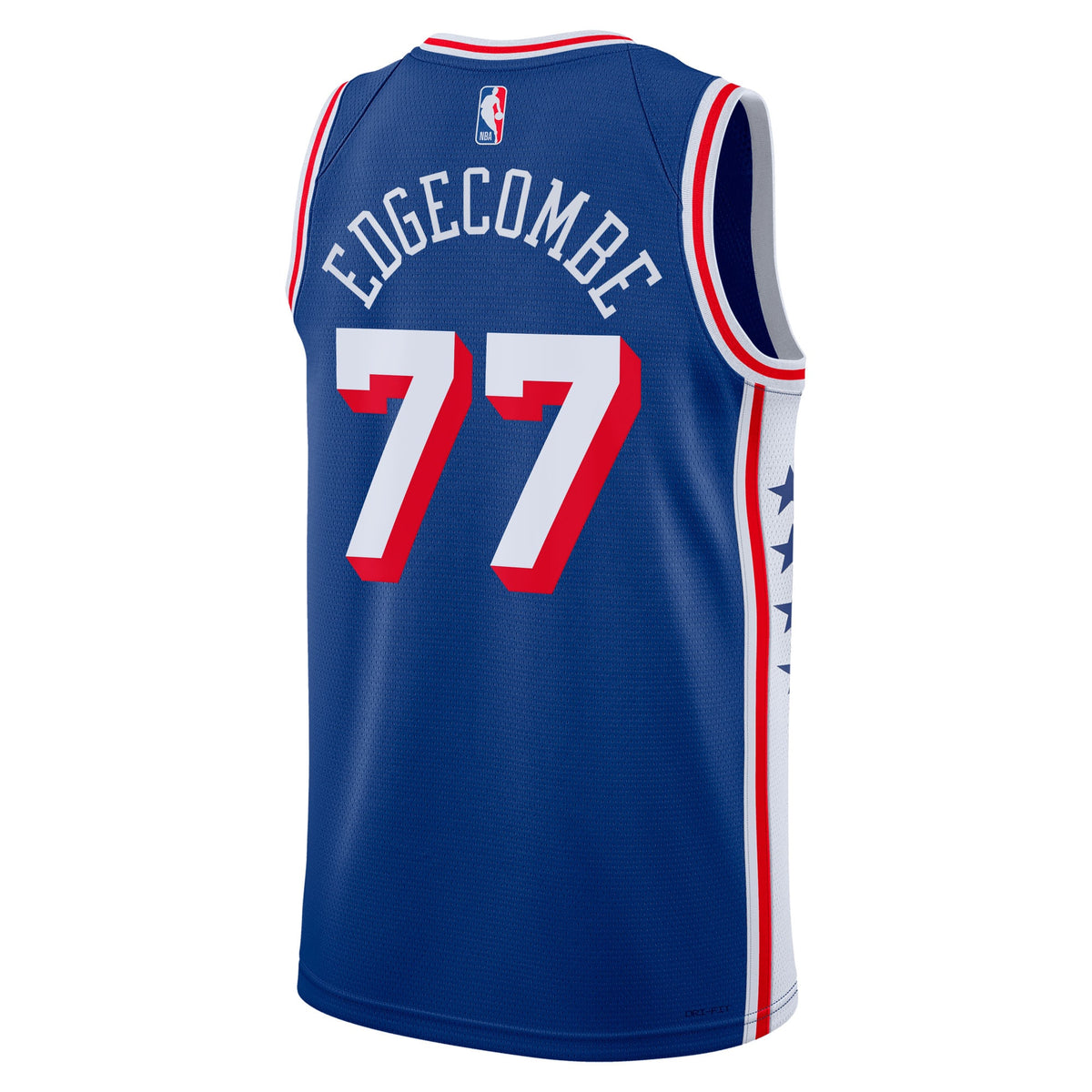 Philadelphia 76ers VJ Edgecombe Nike Icon Swingman Jersey - Royal - Unisex