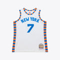 New York Knicks Carmelo Anthony Mitchell & Ness 2015-16 Hardwood Classics Authentic Jersey - White - Men's