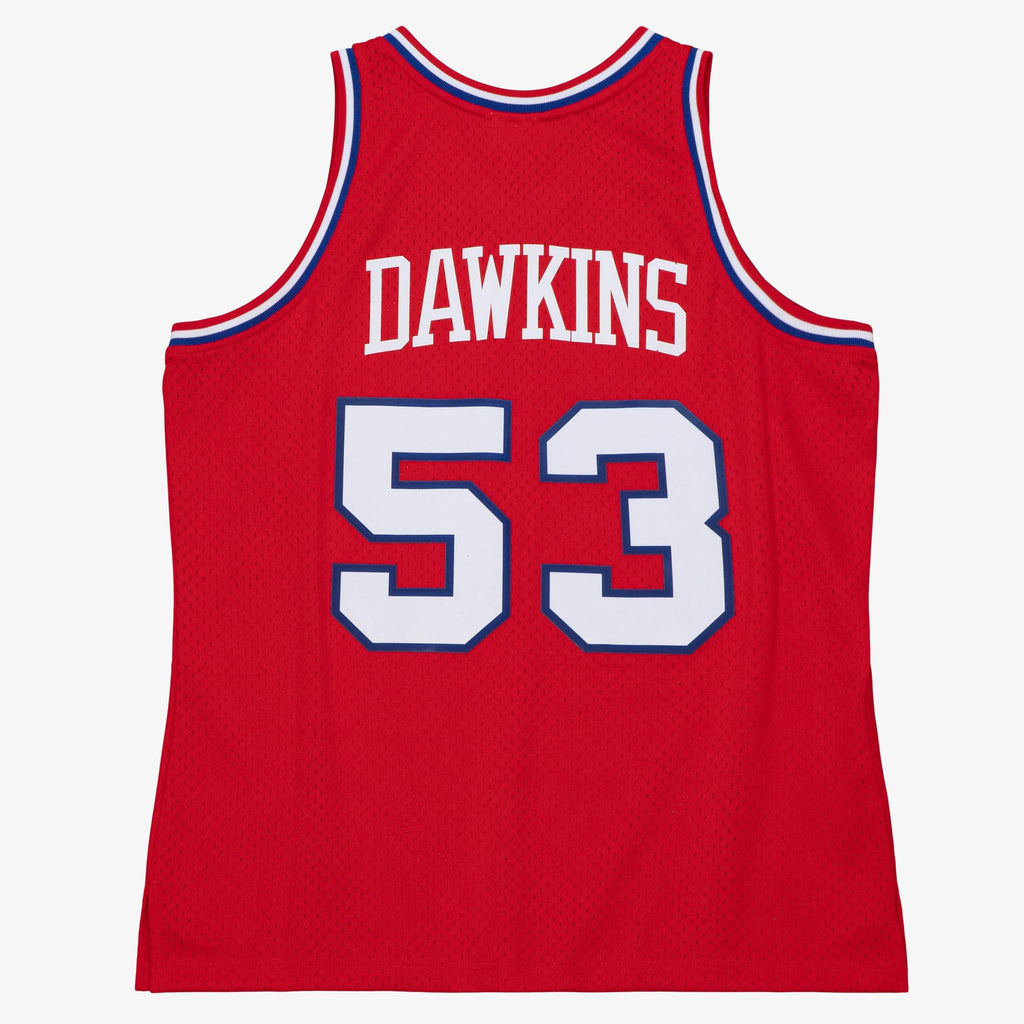 Philadelphia 76ers Darryl Dawkins Mitchell & Ness 1979 Dark Authentic Jersey - University Red